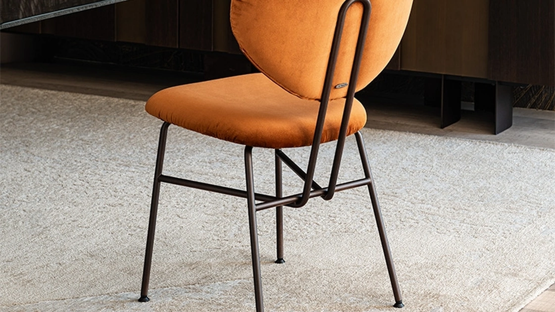 Sedia Chloe in velluto di Cattelan Italia