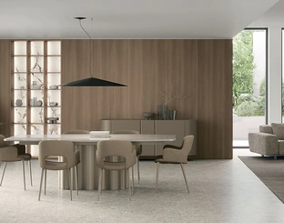 Sedia Dora in nabuk di Tomasella