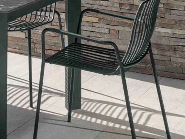 Sedia in metallo Jasmine di Altacom