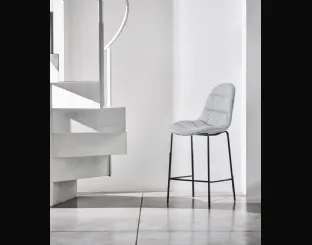 Sgabello Mood Rivestito di Bontempi