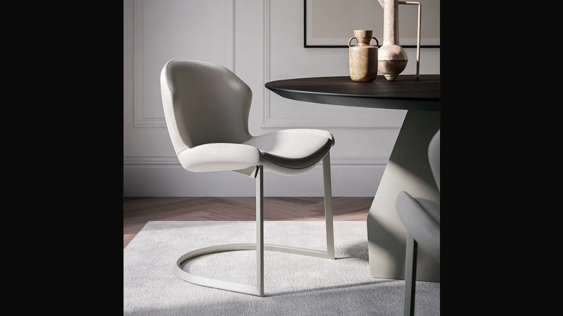 Sedia Rachel Cantilever di Cattelan Italia