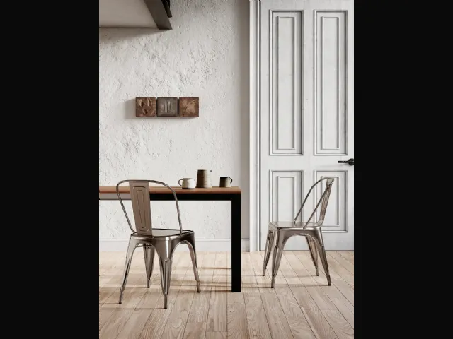 Sedia Seven in metallo verniciato di Arredo3