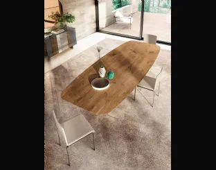 Tavolo in legno Air Soft 2210W di Lago
