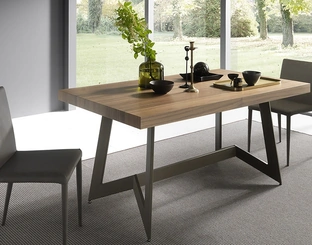 Tavolo allungabile con top in legno Sipario di Altacom