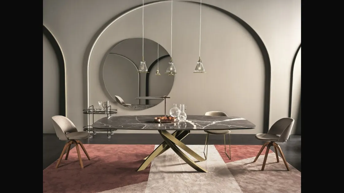 Tavolo Artistico in SuperMarmo di Bontempi