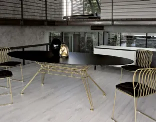 Tavolo ovale Sander di Bontempi
