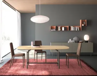 Tavolo Brando in legno finitura rovere di Orme