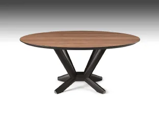 Tavolo rotondo in legno Planer Wood Round di Cattelan Italia