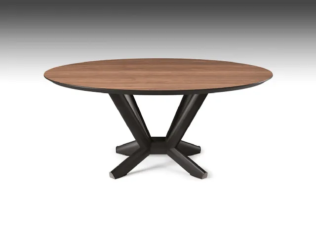 Tavolo rotondo in legno Planer Wood Round di Cattelan Italia