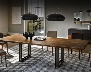 Tavolo in legno massello Sigma di Cattelan Italia