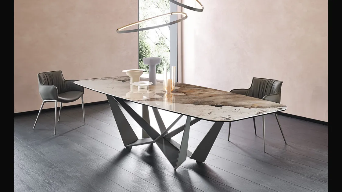 Tavolo Skorpio Keramik di Cattelan Italia