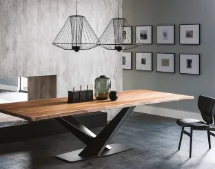 Tavolo con piano in legno Stratos Wood di Cattelan Italia