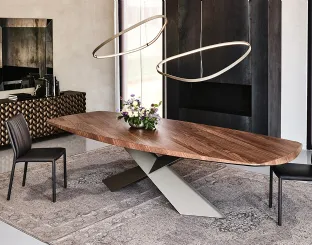 Tavolo con piano in legno Tyron Wood di Cattelan Italia