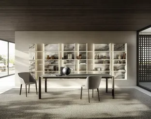 Tavolo in vetro Correr Slim 2762G di Lago