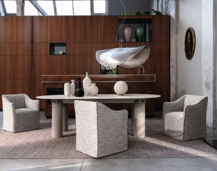 Tavolo Daen 33 in gres porcellanato di Gervasoni