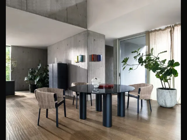 Tavolo Daen 36 in vetro di Gervasoni