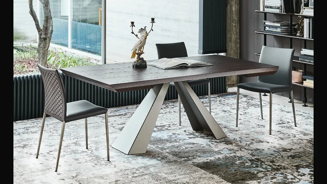 Tavolo allungabile Eliot Wood Drive di Cattelan Italia