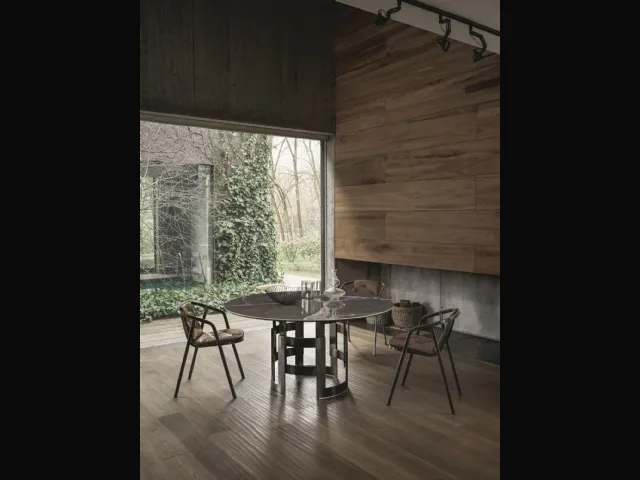 Tavolo Imperial Rotondo in SuperMarmo di Bontempi