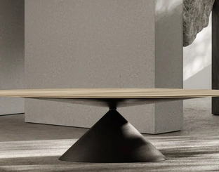 Tavolo Maxy Clay wood di Desalto