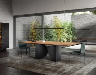Tavolo Meet 2430W in legno di Lago