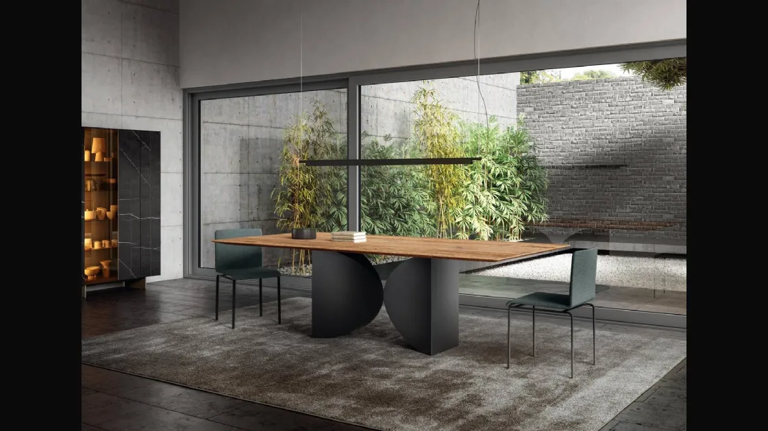 Tavolo Meet 2430W in legno di Lago