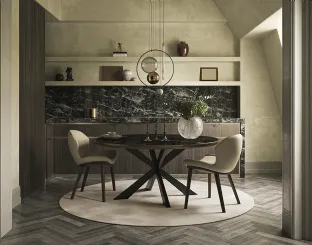 Tavolo Spider Keramik Premium Round di Cattelan Italia
