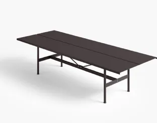 Tavolo Zinco in metallo laccato di Desalto
