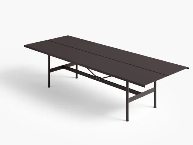 Tavolo Zinco in metallo laccato di Desalto