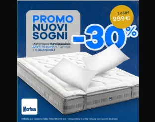 Promo Materasso + Topper + Guanciali