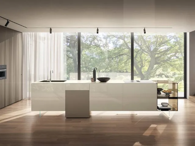 Cucina Design con isola 36e8 Project 2817 di Lago