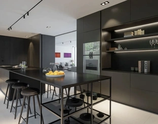 Cucina Design con isola All-Around D12-D23 02 di Doimo Cucine