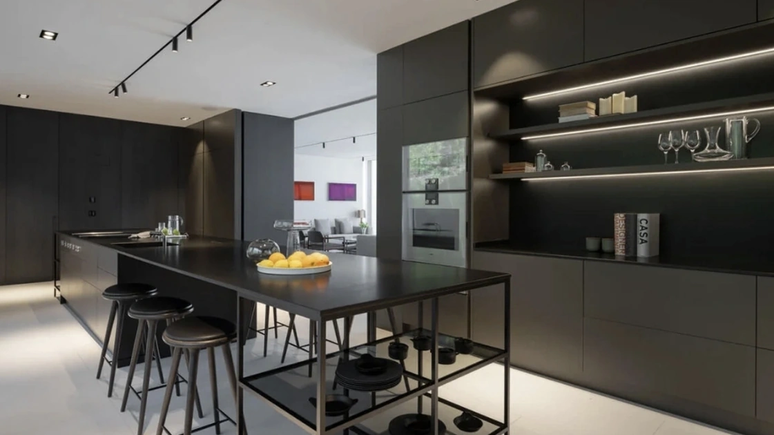Cucina Design con isola All-Around D12-D23 02 di Doimo Cucine
