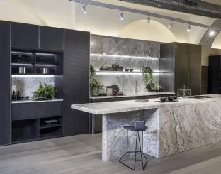 Cucina Design Corner con isola di Zampieri Cucine