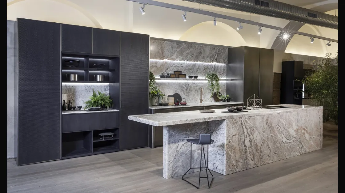 Cucina Design Corner con isola di Zampieri Cucine