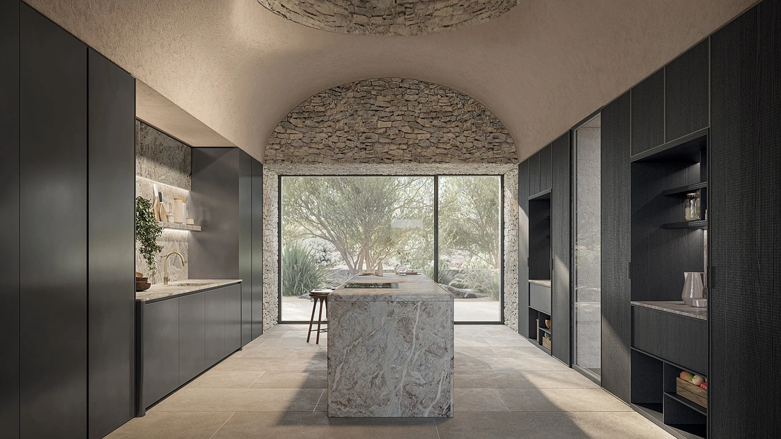 Cucina Design Corner con isola di Zampieri Cucine