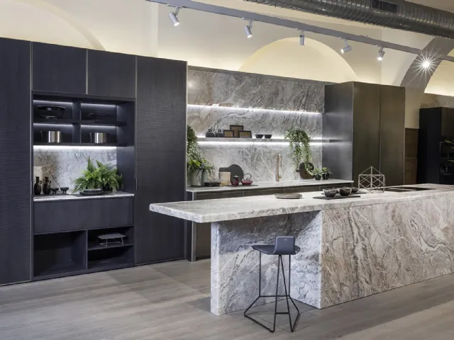 Cucina Design Corner con isola di Zampieri Cucine