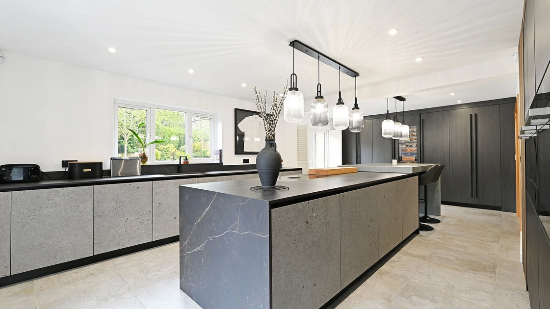 Cucina Design con isola Aspen D23 di Doimo Cucine