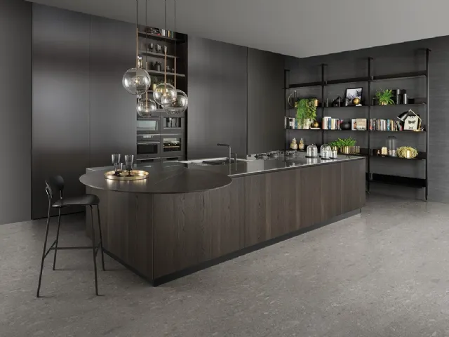 Cucina Design con isola D12 002 di Doimo Cucine