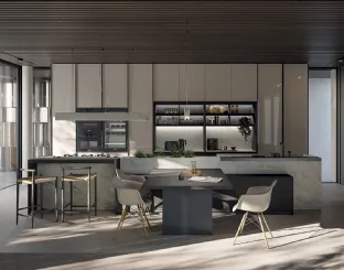 Cucina Design con isola Loggia In di Zampieri Cucine