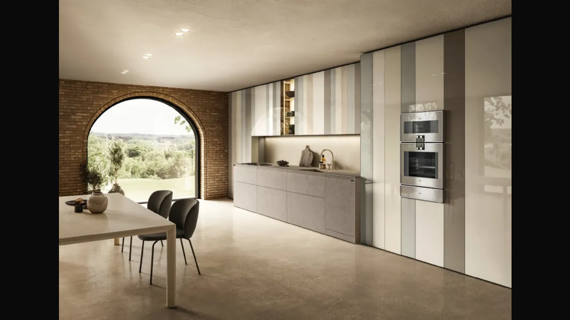 Cucina Design lineare NOW Project 2830 di Lago