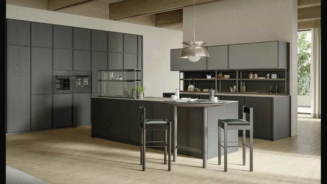 Cucina Design con isola XP|W 06 di Zampieri Cucine