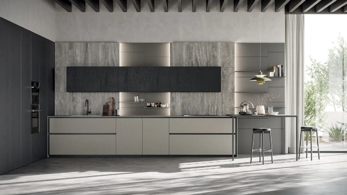 Cucina Design angolare Axis 01 di Zampieri Cucine