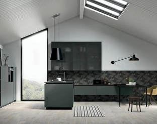 Cucina Moderna con penisola All-Around D20 01di  Doimo Cucine