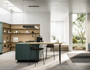 Cucina Moderna con isola Alma 03 di Arredo3