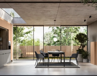 Cucina Moderna lineare Cloe 04 di Arredo3