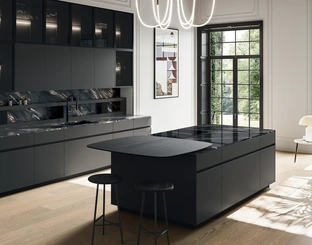 Cucina Moderna con isola Glass 2|0 04 di Arredo3