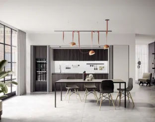 Cucina Moderna lineare Kalì 06 di Arredo3