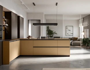 Cucina Moderna con penisola Kalì 10 di Arredo3