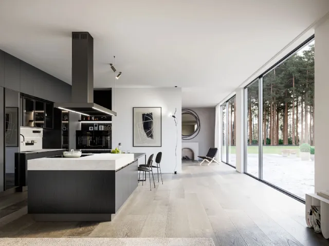Cucina Moderna Kalì 11 con isola di Arredo3