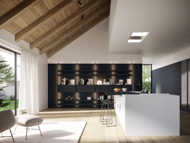 Cucina Moderna Wega 03 con isola di Arredo3